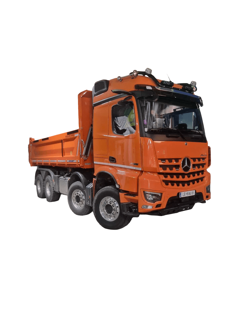 Mercedes Vier-Achser ohne Hintergrund